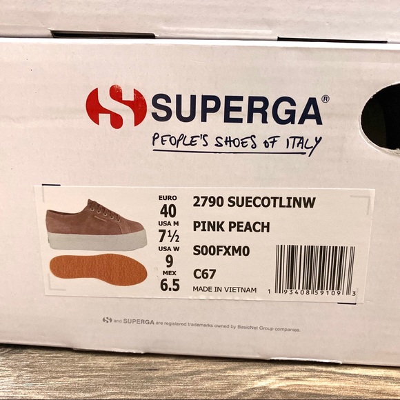 NIB Superga 2790 Suecotlinw Platform Sneaker - Picture 10 of 10